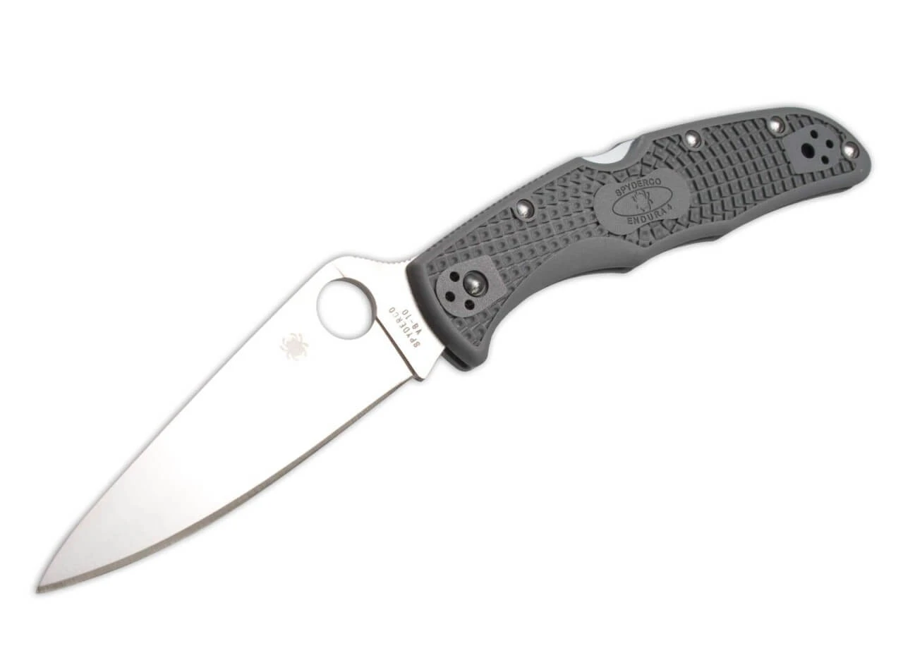 Spyderco Endura Flat Ground Grau 3 Spyderco Endura Flat Ground Grau