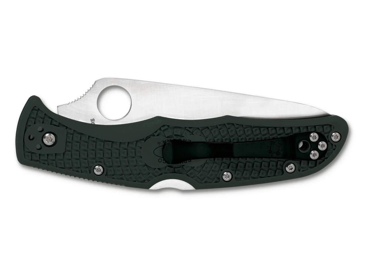 Spyderco Endura Flat Ground Racing Green 4 Spyderco Endura Flat Ground Racing Green – Bild 2